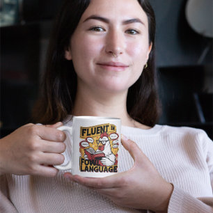 Ctura Scholar Fluent på Fowl Language Kaffemugg