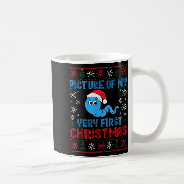 Cture Of My Very First Christmas Joke Funny Xmas H Kaffemugg (Höger)