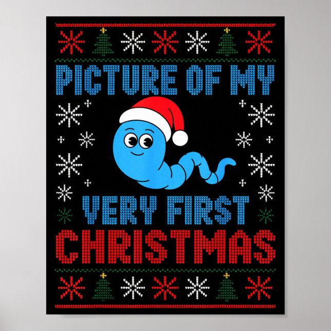 Cture Of My Very First Christmas Joke Funny Xmas H Poster (Framsidan)