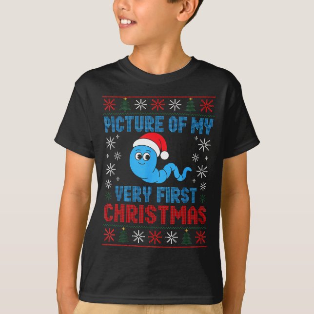 Cture Of My Very First Christmas Joke Funny Xmas H T Shirt (Framsida)