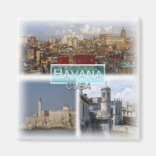 CU0015 America, Cuba, Havana, Fridge Magnet