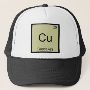 Cu - Cupcakes Rolig Kemitecken T-shirt Keps