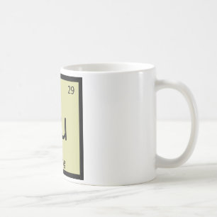 Cu - Curling Sportkemi Periodiska Systemet Kaffemugg