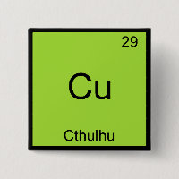 Cu - utslagsplats för symbol för Cthulhu rolig