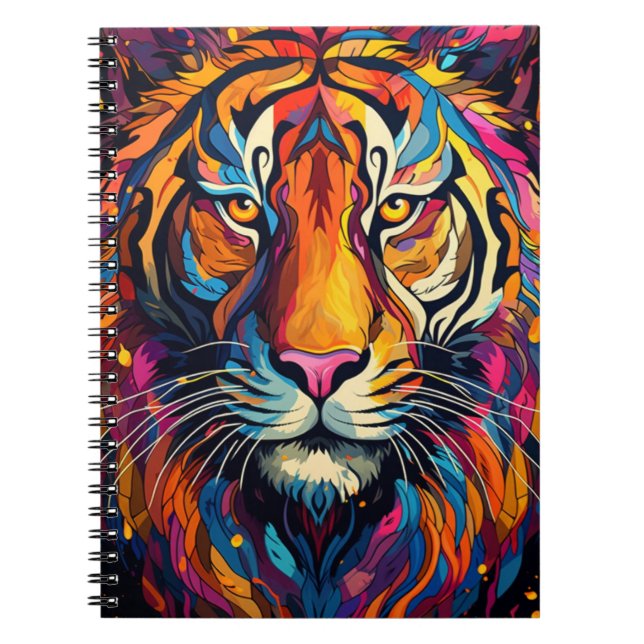 Cuaderno Animales En Arte Vitral Anteckningsbok (Framsidan)
