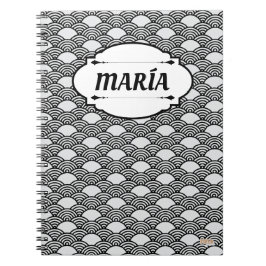 Cuaderno Asian Pattern Anteckningsbok