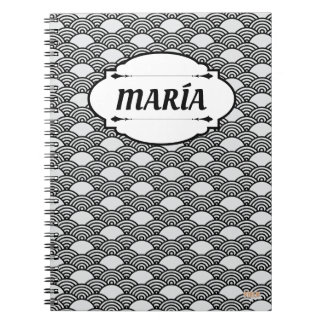 Cuaderno Asian Pattern Anteckningsbok
