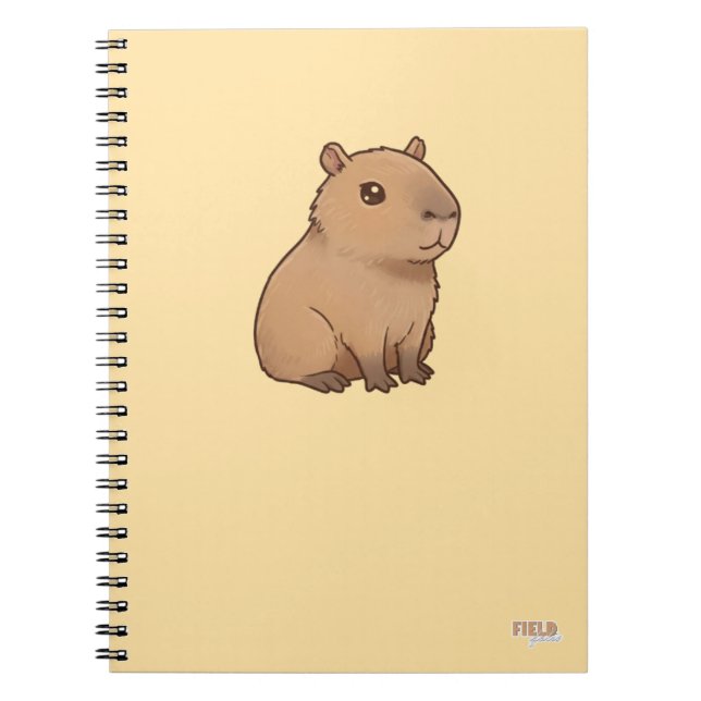 Cuaderno Capybara Baby Anteckningsbok (Framsidan)