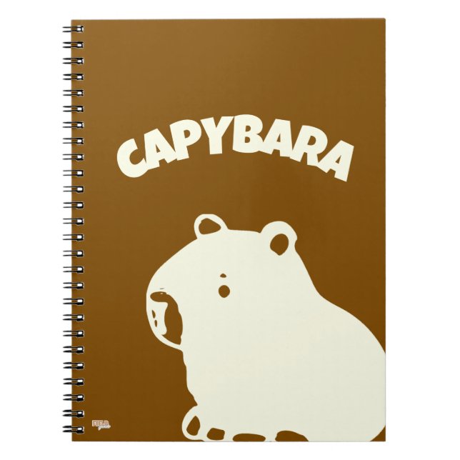 Cuaderno Capybara Inversed Color Anteckningsbok (Framsidan)