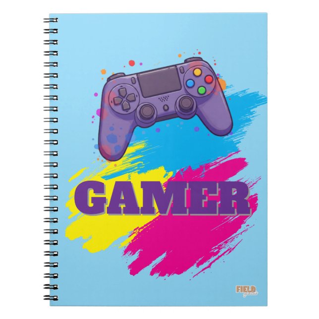 Cuaderno Colorful Gaming Notes Anteckningsbok (Framsidan)