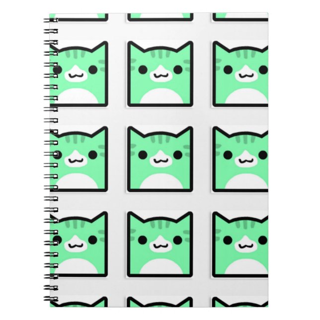 Cuaderno de Geometry Dash Gato Anteckningsbok (Framsidan)