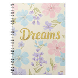 Cuaderno Dreams Floral Pattern Anteckningsbok