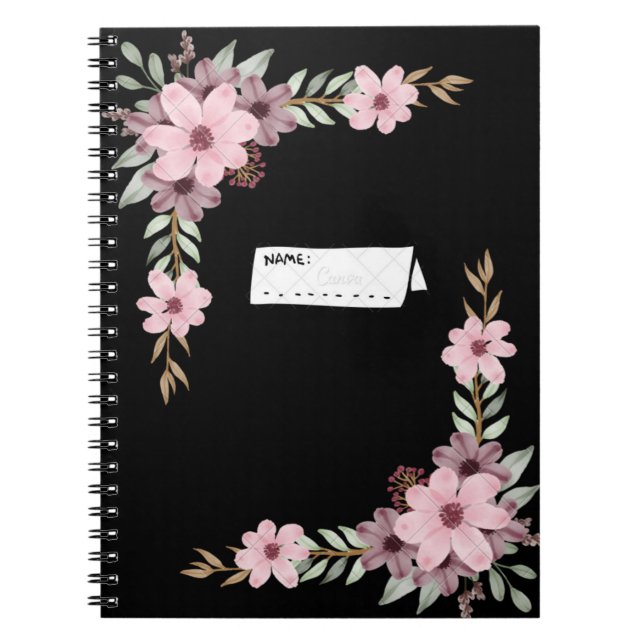 Cuaderno en espiral con un toque genial.  anteckningsbok (Framsidan)