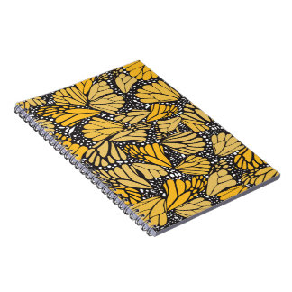 Cuaderno estampado mariposa monarca anteckningsbok