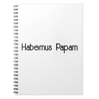 Cuaderno Habemus Papam Anteckningsbok