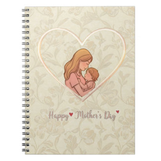 Cuaderno Happy Mother's Day Floral Anteckningsbok
