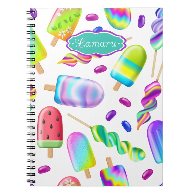 Cuaderno Helados Anteckningsbok (Framsidan)