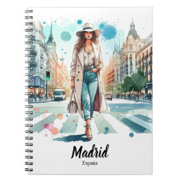 Cuaderno Madrid Anteckningsbok