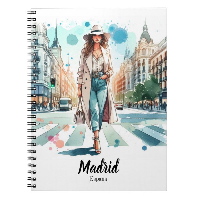 Cuaderno Madrid Anteckningsbok (Framsidan)
