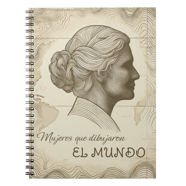Cuaderno Mujeres que dibujaron el mundo Anteckningsbok (Framsidan)