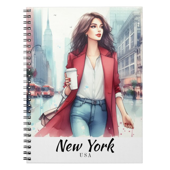 Cuaderno  New York Anteckningsbok (Framsidan)