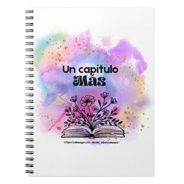 Cuaderno para amantes de la literatura anteckningsbok (Framsidan)