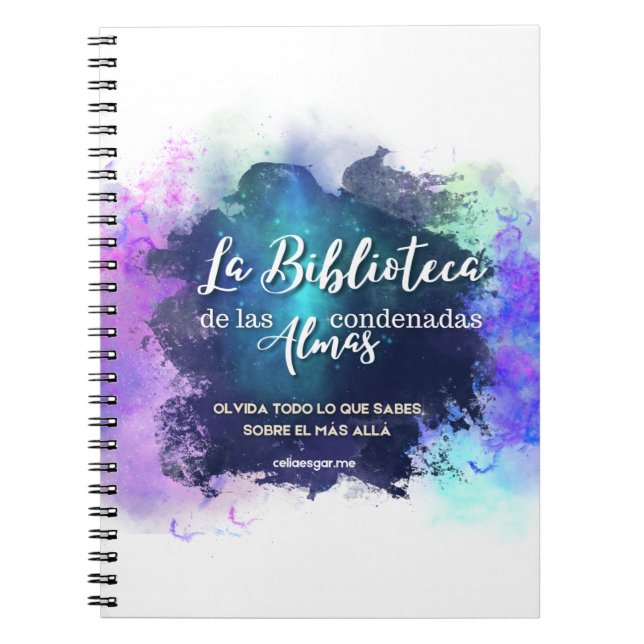 Cuaderno para amantes de la literatura anteckningsbok (Framsidan)