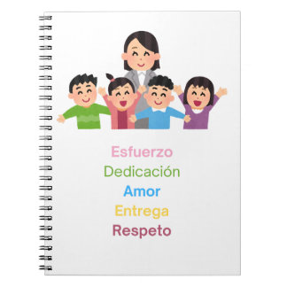 Cuaderno para la maestra anteckningsbok