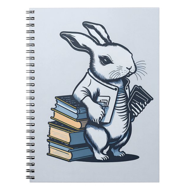 Cuaderno påskhare kanin student bokar 2 anteckningsbok (Framsidan)