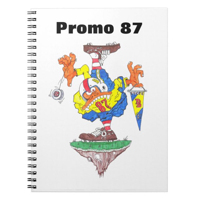 Cuaderno Promo 87 Anteckningsbok (Framsidan)