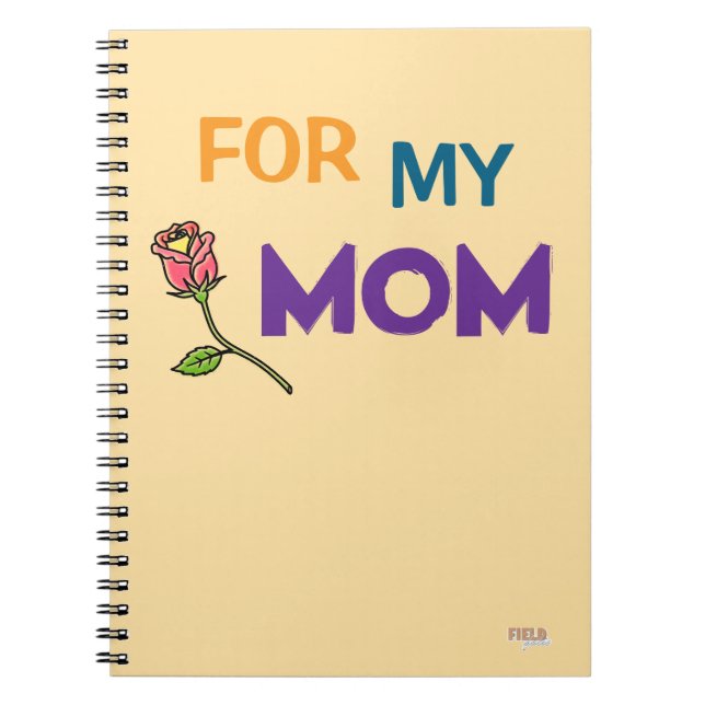 Cuaderno Rose For My Mom Anteckningsbok (Framsidan)