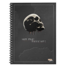 Cuaderno Skull Melting Thoughts