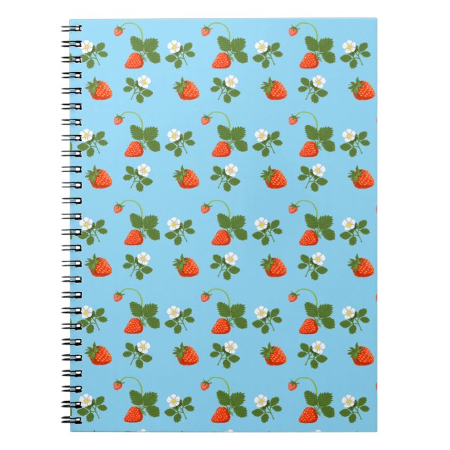 Cuaderno Strawberries Anteckningsbok (Framsidan)