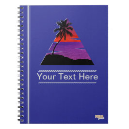 Cuaderno Sunset Beach Palm Anteckningsbok