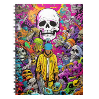Cuaderno Terror Pop Art Anteckningsbok