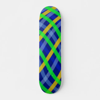 Cuadros Líneas Curvas Mini Skateboard Bräda 18,5 Cm