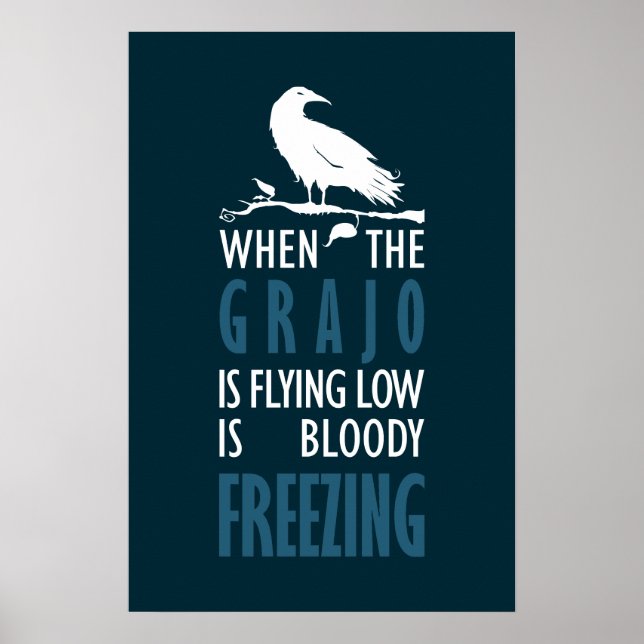 Cuando el grajo vuela bajo poster (Framsidan)