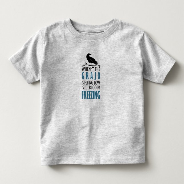 Cuando el grajo vuela bajo t shirt (Framsida)
