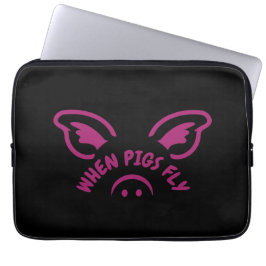 Cuando los cerdos vuelen laptop fodral