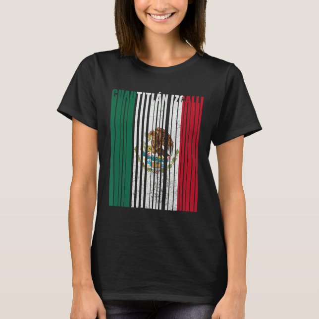 Cuautitlán Izcalli México con Águila Mexiicana T Shirt (Framsida)