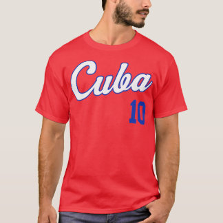 Cuba Baseball Remera Beisbol Cuban Jersey 10 T Shirt