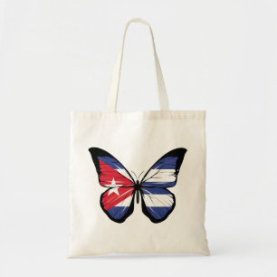 Cuba Butterfly Flagga Tygkasse
