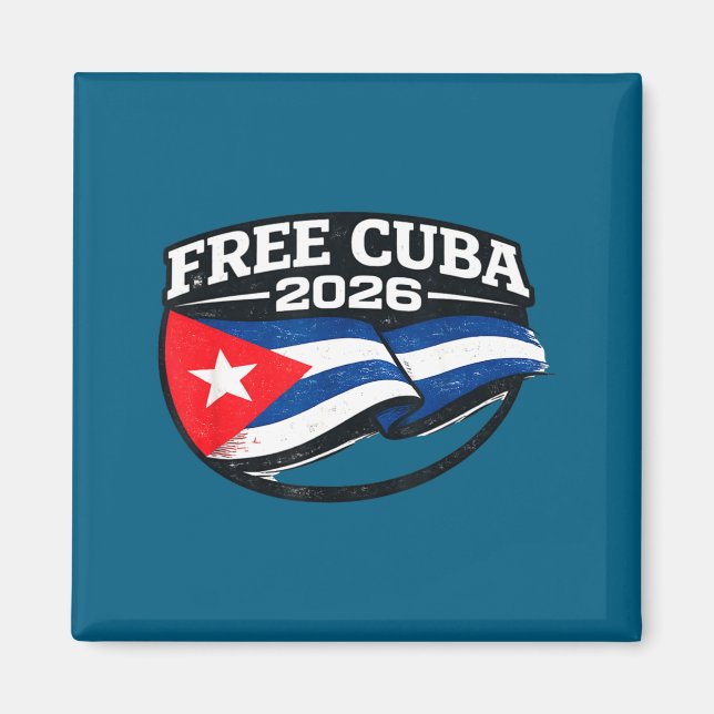 Cuba Cuba Libre Donroe Doctrine Design Magnet (Framsidan)