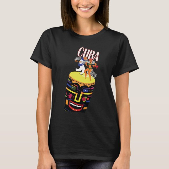 Cuba Drum Dancers Resa T-Shirt (Framsida)
