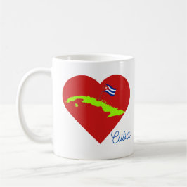 Cuba en mi corazon kaffemugg