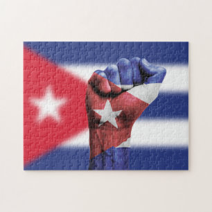 Cuba Flagga Fist Pussel