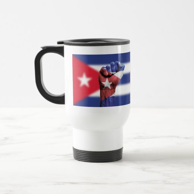 Cuba Flagga Fist Resemugg (Vänster)