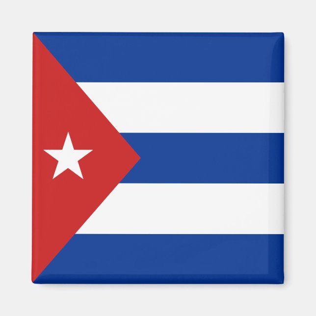 Cuba Flagga Magnet (Framsidan)