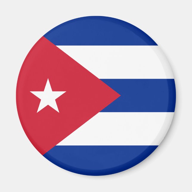 Cuba Flagga Magnet (Framsidan)