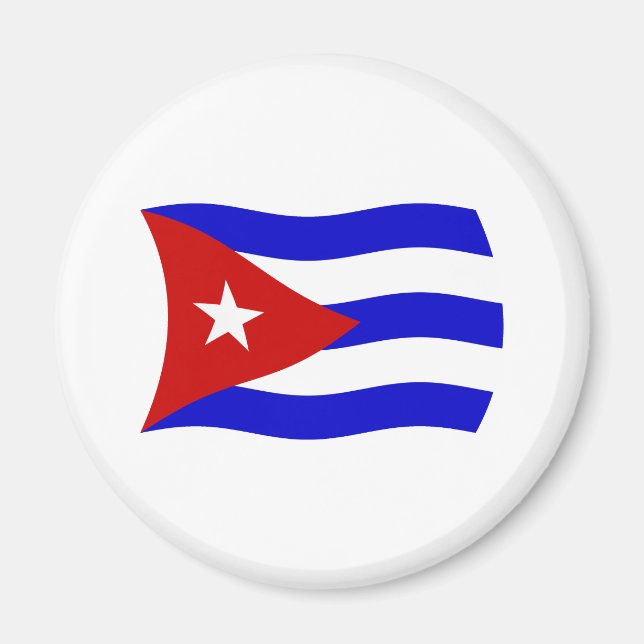 Cuba Flagga Magnet (Framsidan)